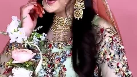 Beautiful Indian Dulhan so cute video.