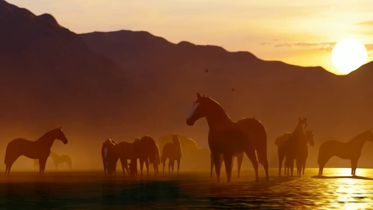 Amazing Wild Horse _ Horses Running