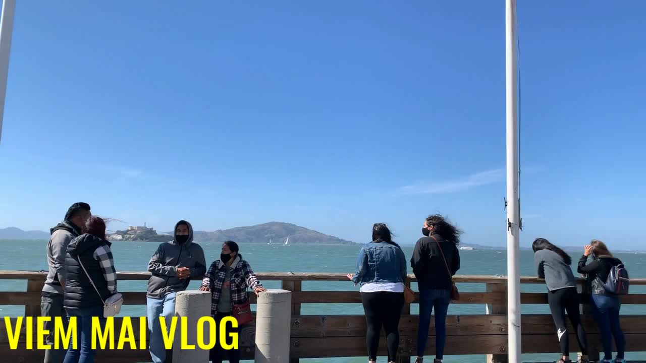 San Francisco Mỡ Cửa Lại Du Lịch Pier 39.