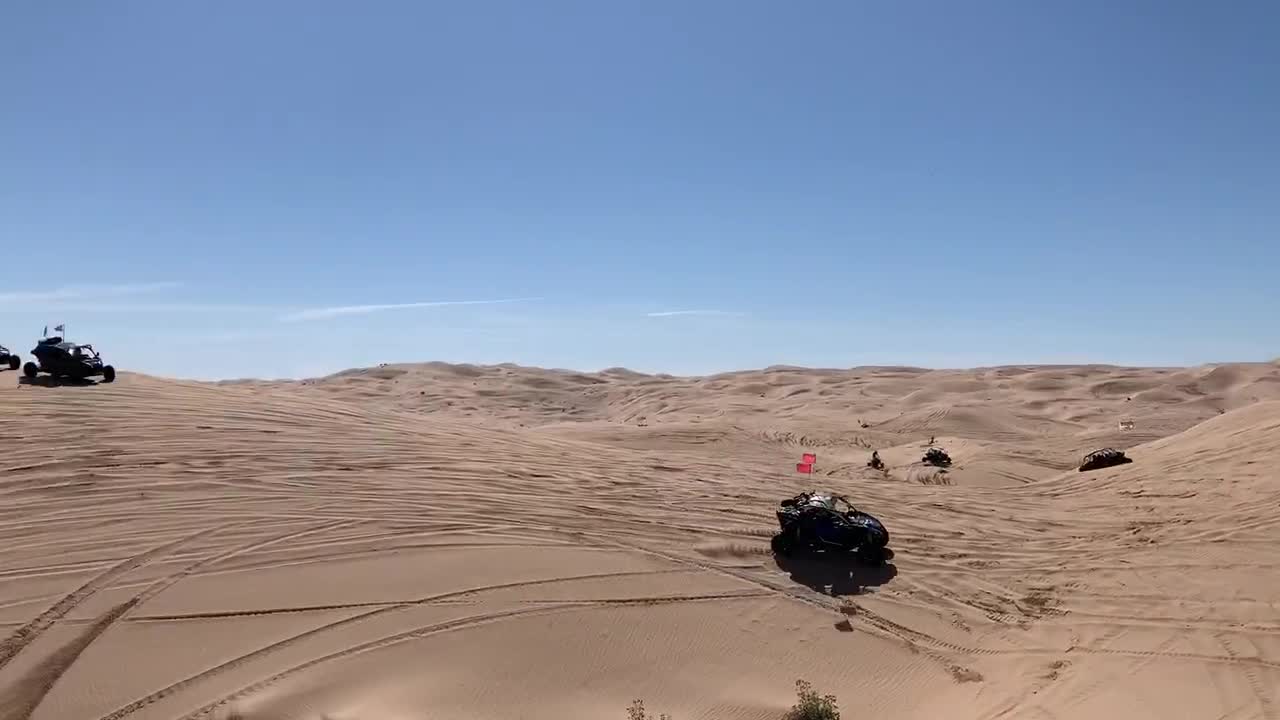 UTV Catches Fire During Sand Dune Drive