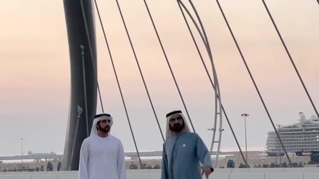 King of dubai wallking in rod|दुबई के राजा रॉड में चल रहे हैं