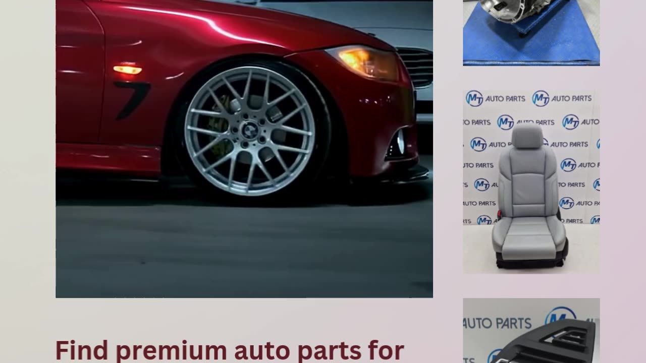 Auto Parts for BMW: Invest in Longevity and Reliability