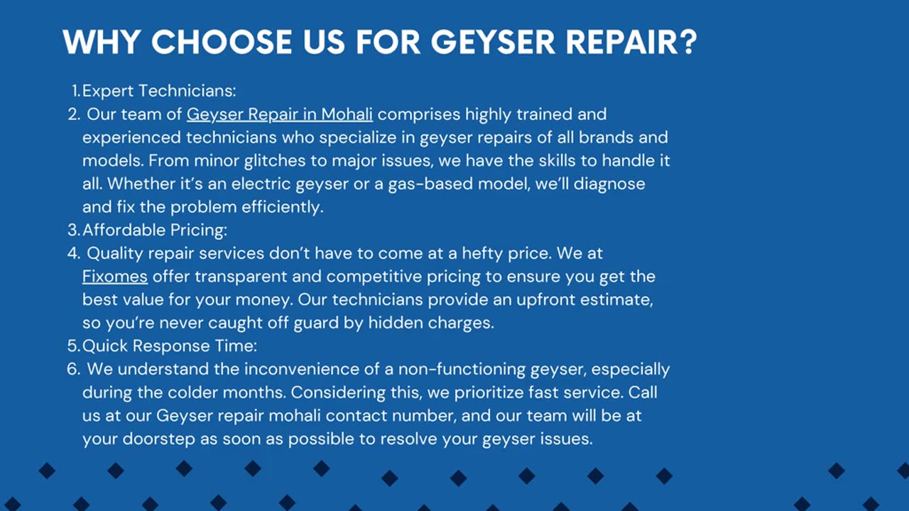 Call 7973038143 for the Best Geyser Repair in Mohali Today!