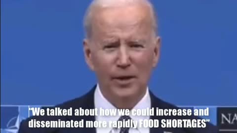 👀👂Biden🧠: "We talked about how we could increase and disseminated more rapidly food shortages"💥❗️