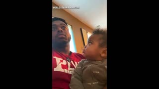 This Baby Is Tired Of His Dad's Foolishness!