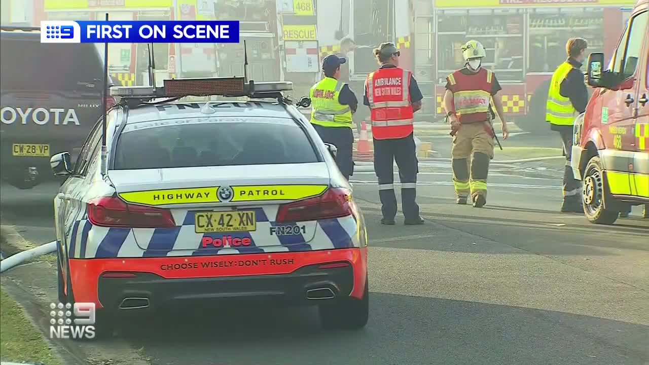 Dozens left homeless as firefighters rush to fight unit blaze in NSW