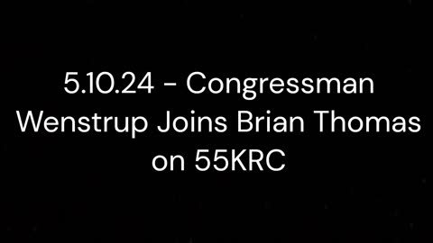 Wenstrup Joins Brian Thomas on 55KRC to Discuss the Issues of the Day