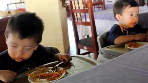 Hungry and Tired Twins