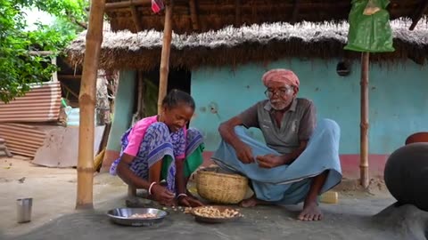 Peanut small fish recipe | village style