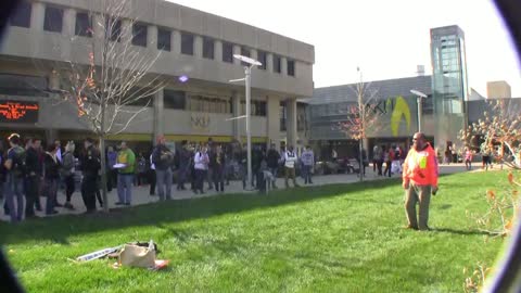 Northern Kentucky University | College Campus Open Air Preaching | Street Preacher Kerrigan Skelly