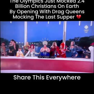 The Olympics Just Mocked 2.4 Billion Christians On Earth…