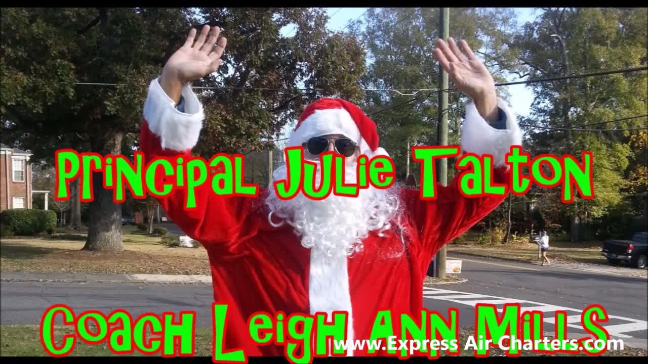 2016 Santa Copter Landing in Birmingham, Alabama...