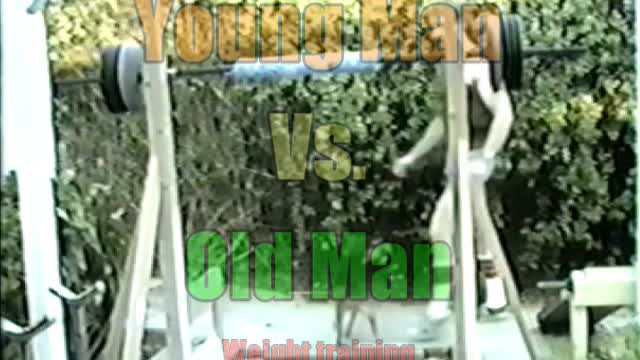 Weight Training--Young Man Vs. Old Man