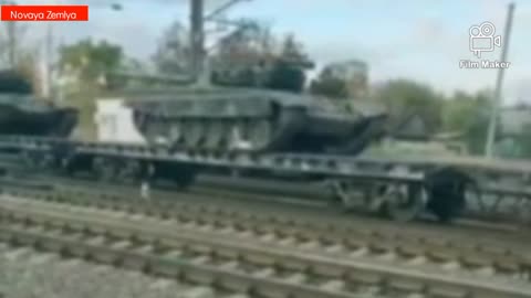 Russian tank brigade arrived in Belarus