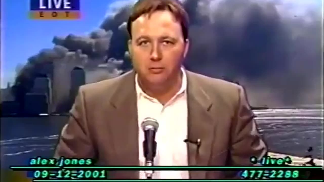 Alex Jones Blasting Israel for Genocide in Sep. 12, 2001