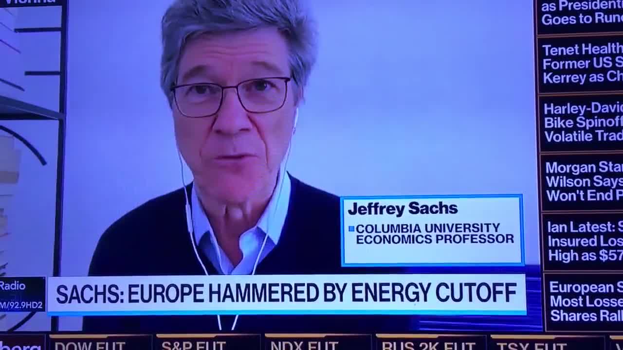 A Columbia Uni Professor on Bloomberg suggests that the U.S. was behind the Nordstream explosion.