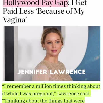 Matt Walsh, Jennifer Lawrence Saying She Almost Aborted Her 1st Child