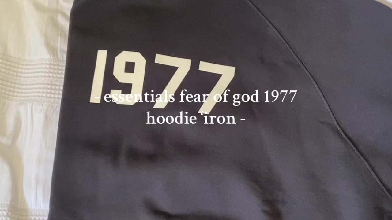 Fear of God Essentials 1977 Iron Full Set - Available on our webshop 🔥