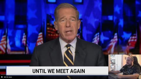 Brian Williams Signs off saying The County is being burned from the Inside #dystopia