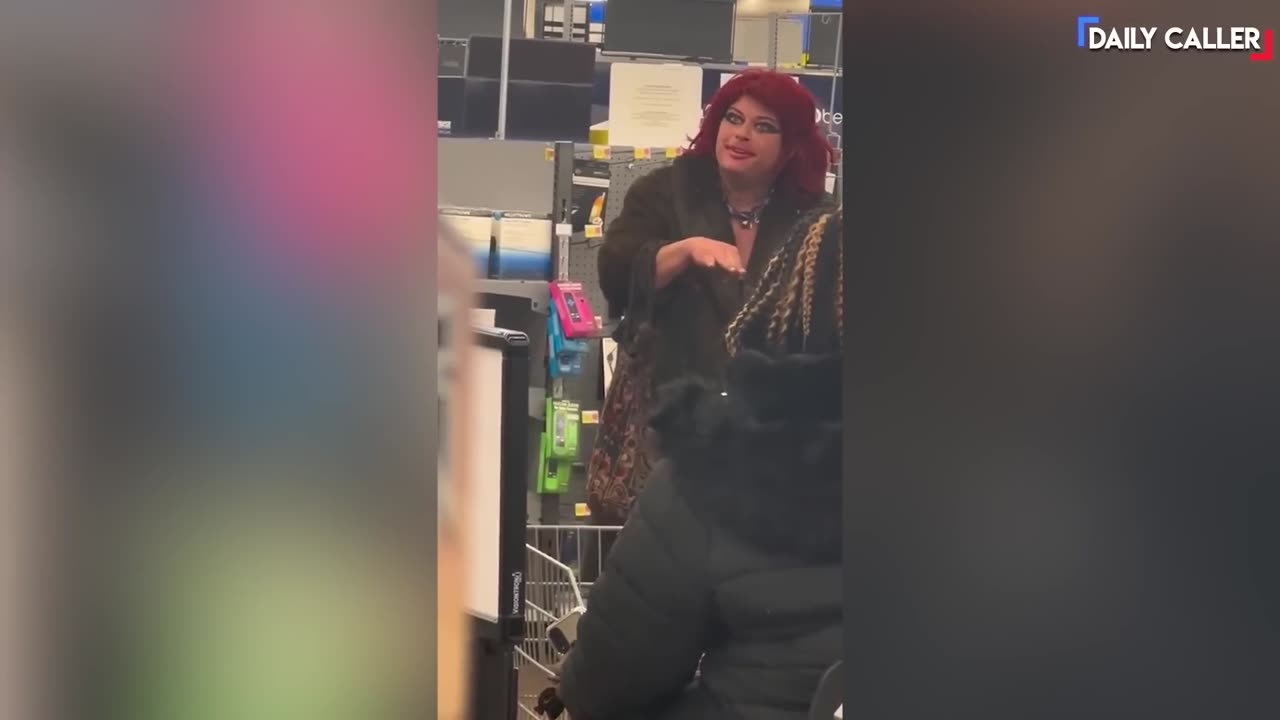 Old Ladies Battle With Their Mobility Scooters At Walmart