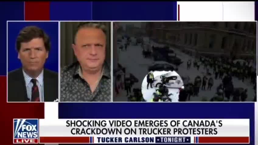 Tucker Carlson Interviews Romanian Trucker From Canada Who Was Beaten Up By Police