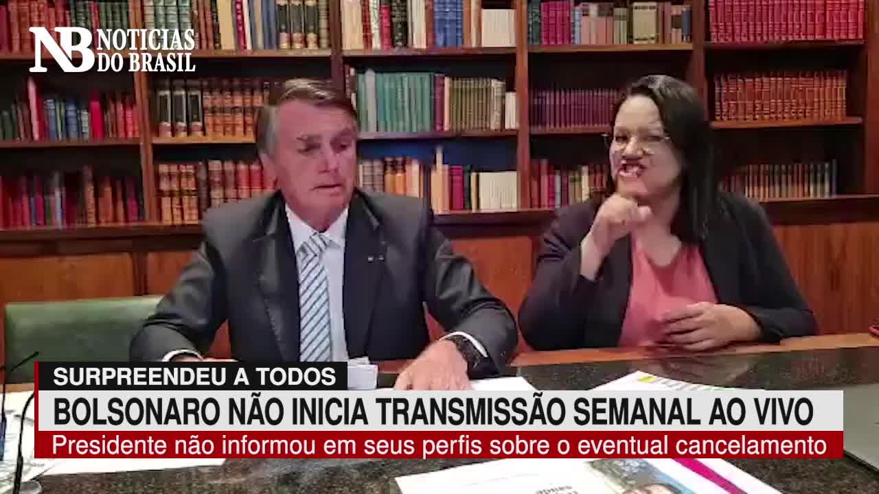 Bolsonaro surpreende e tradicional Live Semanal não é transmitida