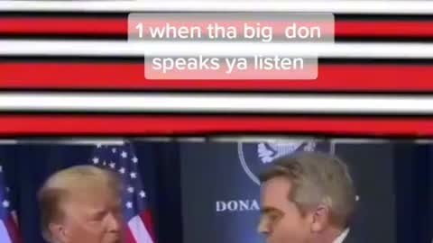 Big Don speaks again 2022