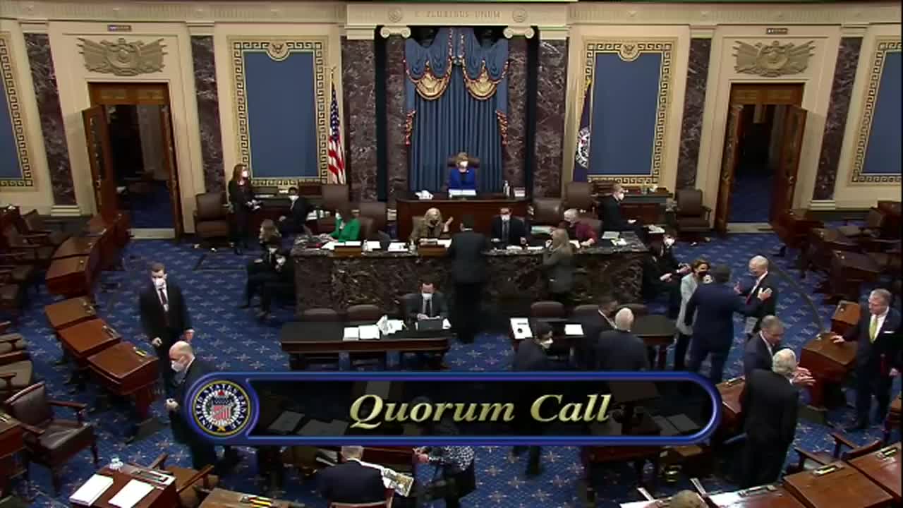 GOP Senators Cheer After Democratic Attempt To Nuke Filibuster Stopped, Pat Leahy Demands Order