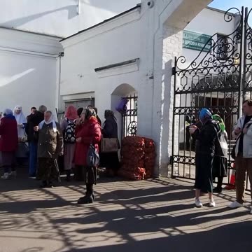Parishioners of the Ukrainian Orthodox Church (UOC) held a service under a tent
