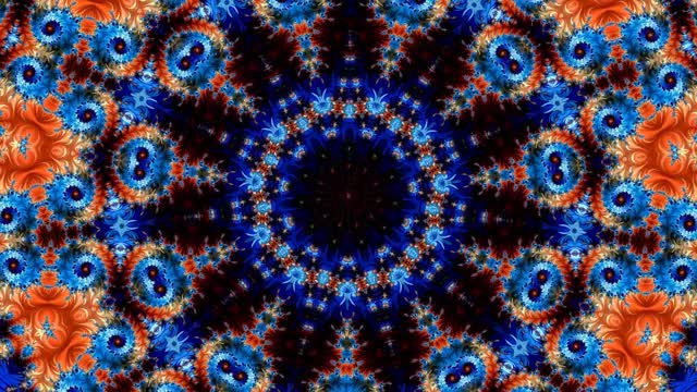 beautiful vibrant kaleidoscope colors