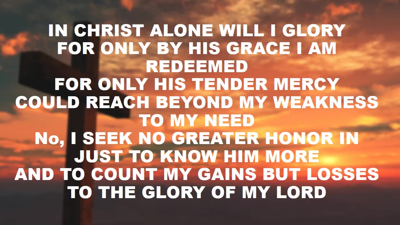 In Christ Alone