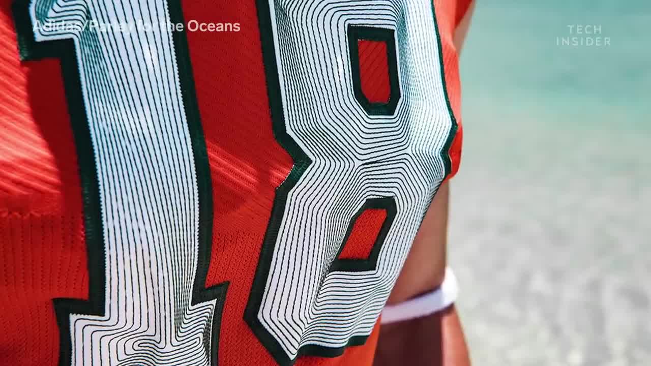 How bottled water turn into adidas shoes
