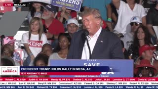 Former President Trump Holds a "Save America" Rally for Arizona Republicans