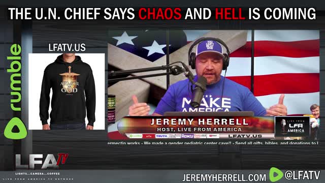 LFA TV SHORT CLIP: THE U.N IS WARNING OF HELL AND CHAOS COMING!