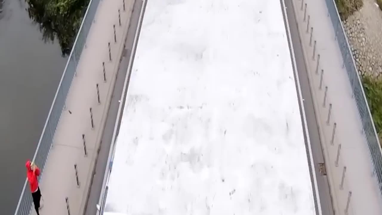 Bike in the bridge top