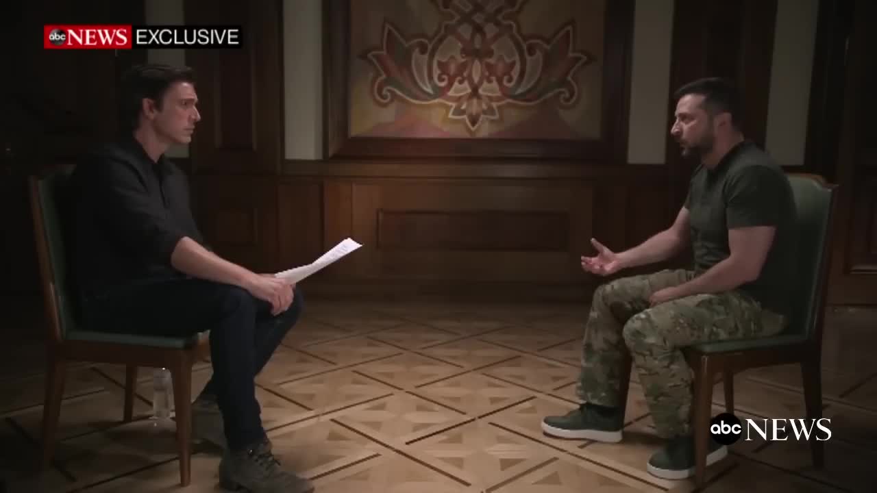 EXCLUSIVE Zelenskyy to David Muir 'Russians using Zaporzhzhia as nuclear weapon'