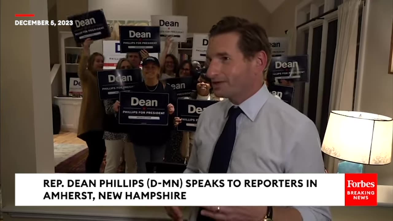 'So Obnoxious And So Ridiculous'- Dean Phillips Rips Pro-Biden Super PAC In New Hampshire