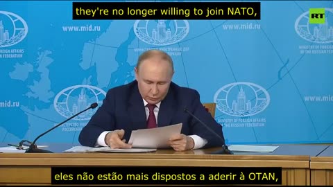 ⚡️ O presidente Putin descreve as condições para a paz