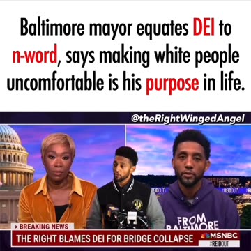 Baltimore Mayor Equates DEI To N-word.