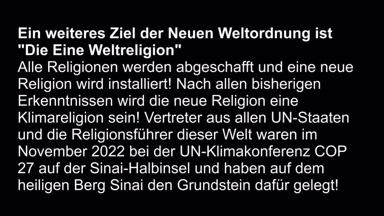 Rabbi Amnon Yitzchak Neue Weltordnung kurz und direkt erklärt