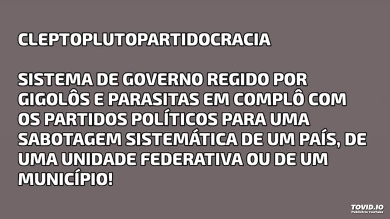 CHEGA DE CLEPTOPLUTOCRACIA MAÇÔNICA! BASTA!