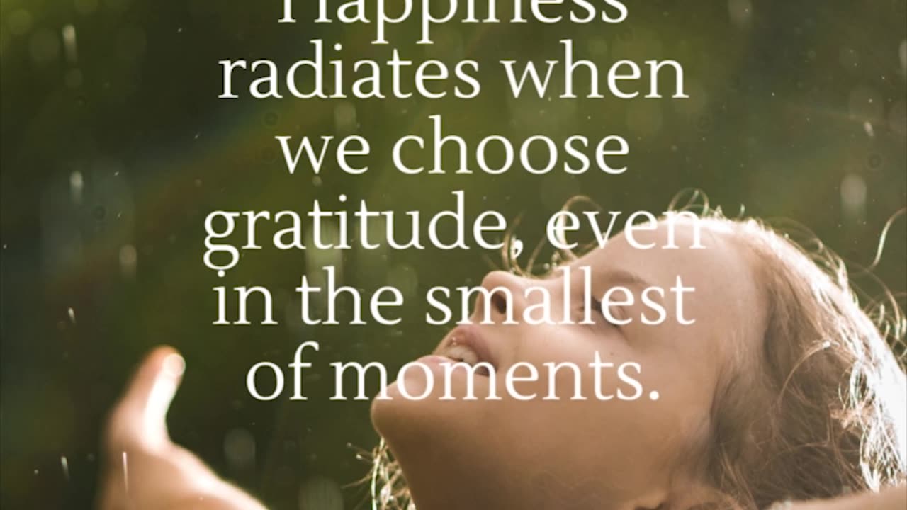 Radiating Happiness, Gratitude in Every Moment #Shorts #happinessfacts #subscribe