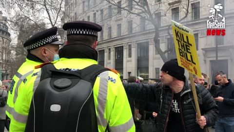 Kill The Bill Protesters Cause Disruption In London