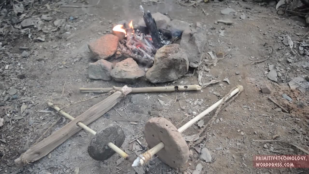 Primitive Technology Cord drill and Pump drill