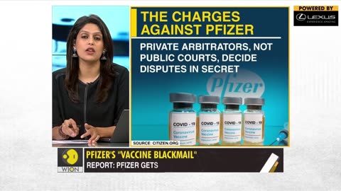 The charges against Pfizer