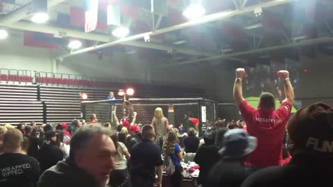 UFL Flint Michigan MMA fight League BIRCH RUN fish vs dingo