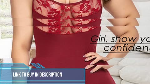 Women Lingerie Sexy Sleepwear Lace Chemise Nightgown Babydoll Full Slips