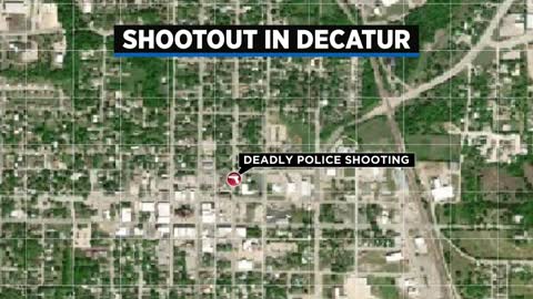 Shooting in Decatur leaves two officers wounded and a suspect dead