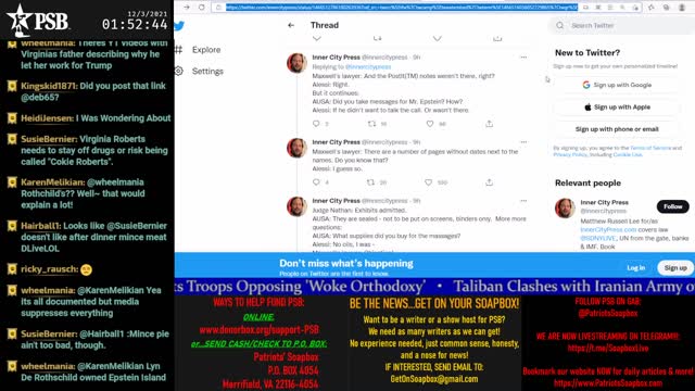 2021-12-03 01:00 EST - A Dose of Truth: with Digital Warrior