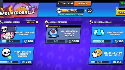 brawl stars #19 gameplay, jogando com PENNY